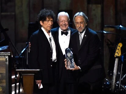 Jimmy Carter et Bob Dylan, amis pour la vie : 