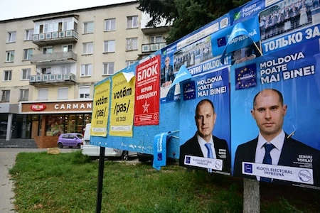 En Moldavie, l'élection de tous les dangers : 