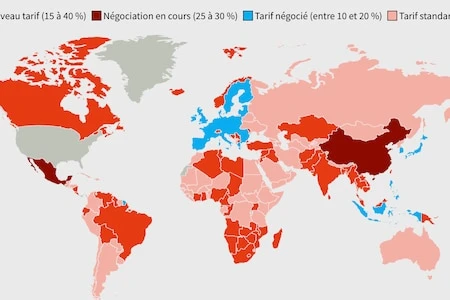 Donald Trump redessine le commerce mondial : notre carte des gagnants et perdants