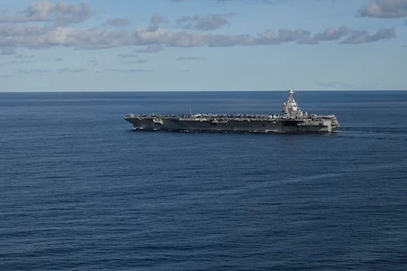 Déploiement américain du porte-avions géant Gerald Ford : que se passe-t-il dans les Caraïbes ?