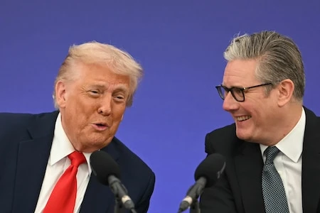 Tech, nucléaire, pharmaceutique : Donald Trump et Keir Starmer signent des milliards d’investissements