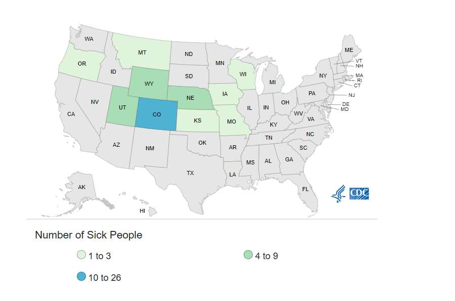 Which states are part of the McDonald's E. Coli outbreak? Full list of states and impacted locations