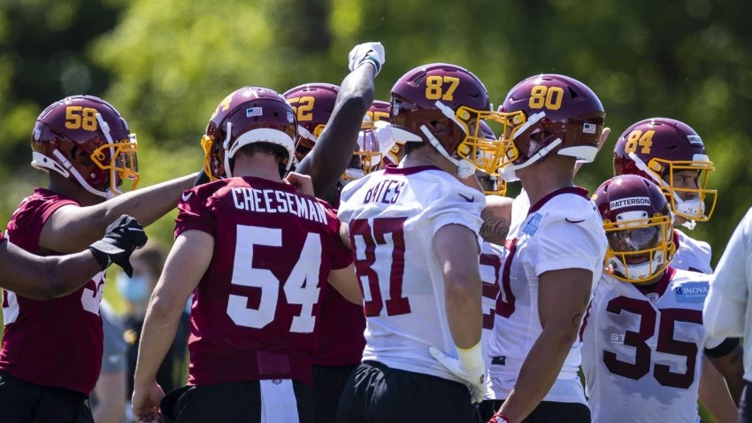 SEE IT: Washington Football Team Rookie Class Arrives at Mini-Camp