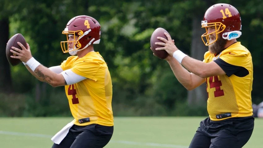 Ron Rivera Looking Forward to Seeing Heinicke Push Fitzpatrick in QB Competition