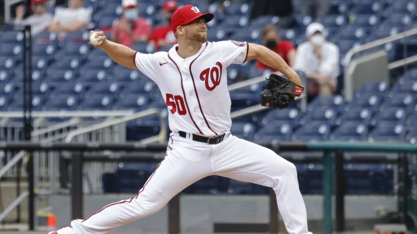 Austin Voth Returns, Pitches Scoreless Inning After Scary Hit by Pitch