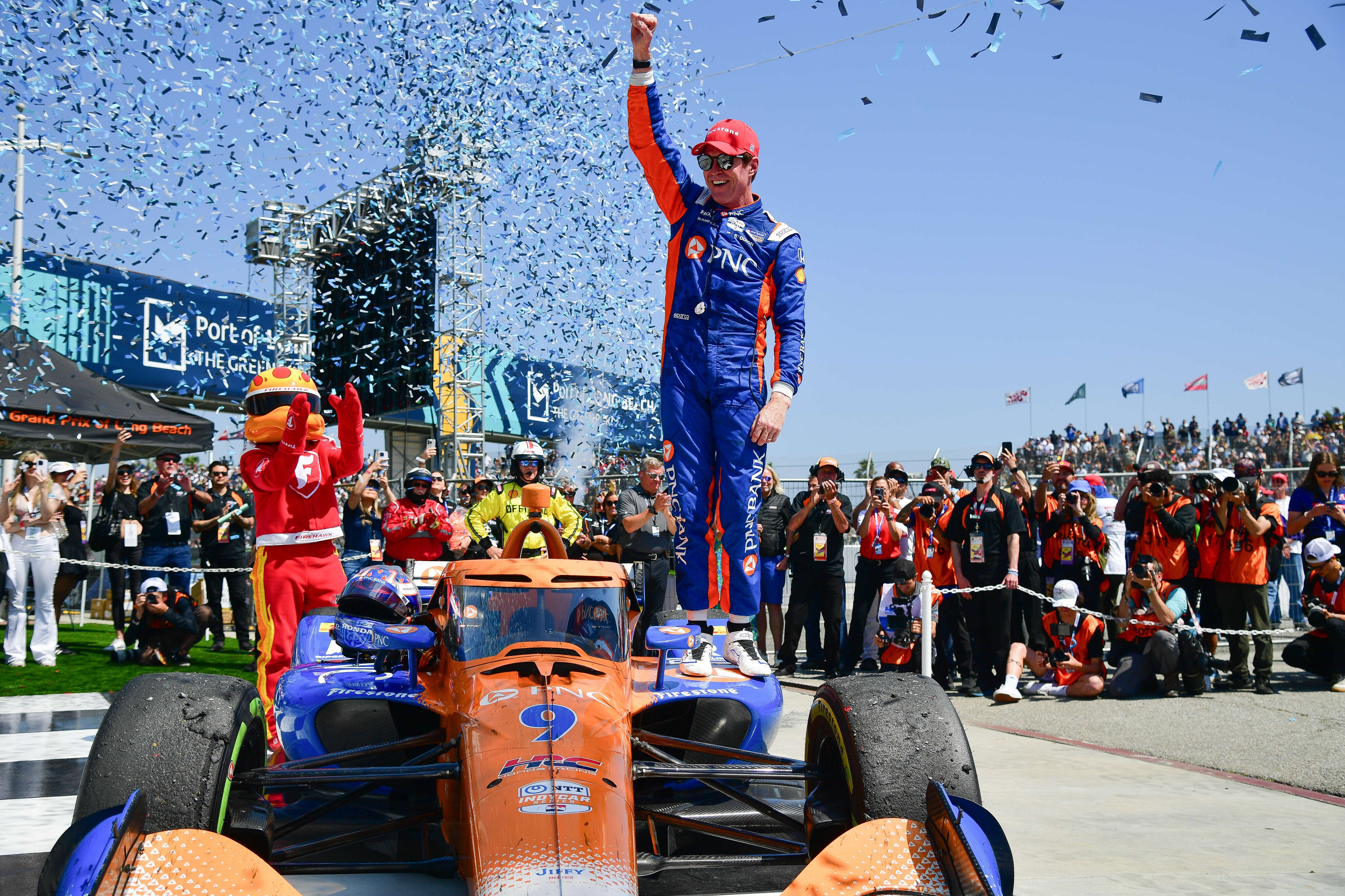 Josef Newgarden's season-opening IndyCar win has been disqualified, Pato O'Ward named winner