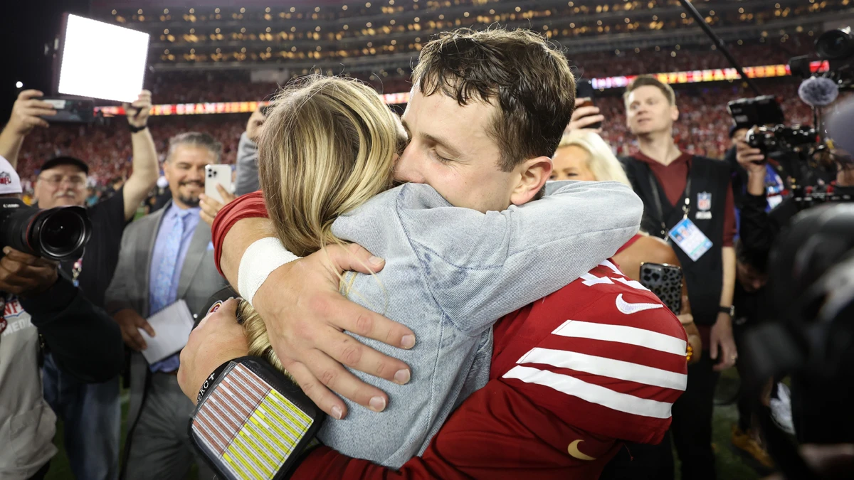49ers QB Brock Purdy and wife Jenna welcome baby girl