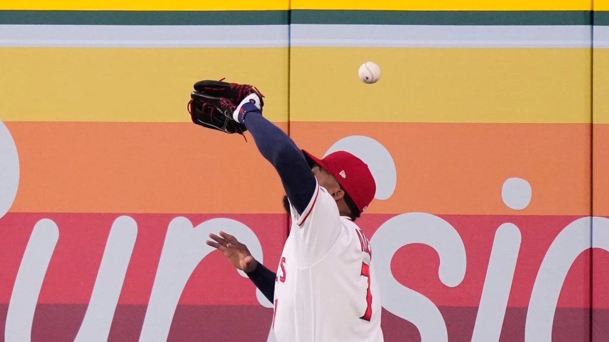 Flyball bounces off Angels outfielder Jo Adell's head, over fence for bizarre home run