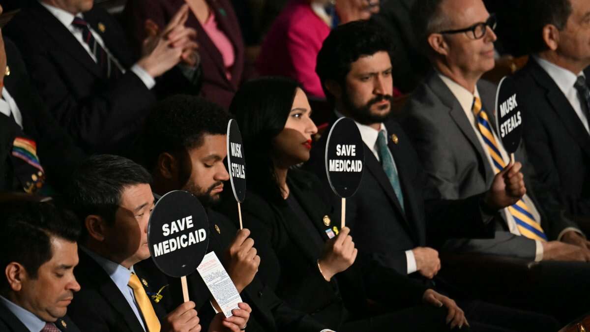 Democrats' silent protests of Trump speech overshadowed by one outburst