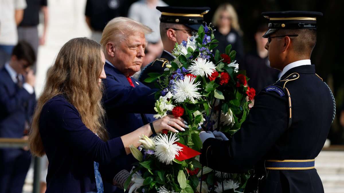 Arlington National Cemetery officials confirm an ‘incident' during Trump's visit