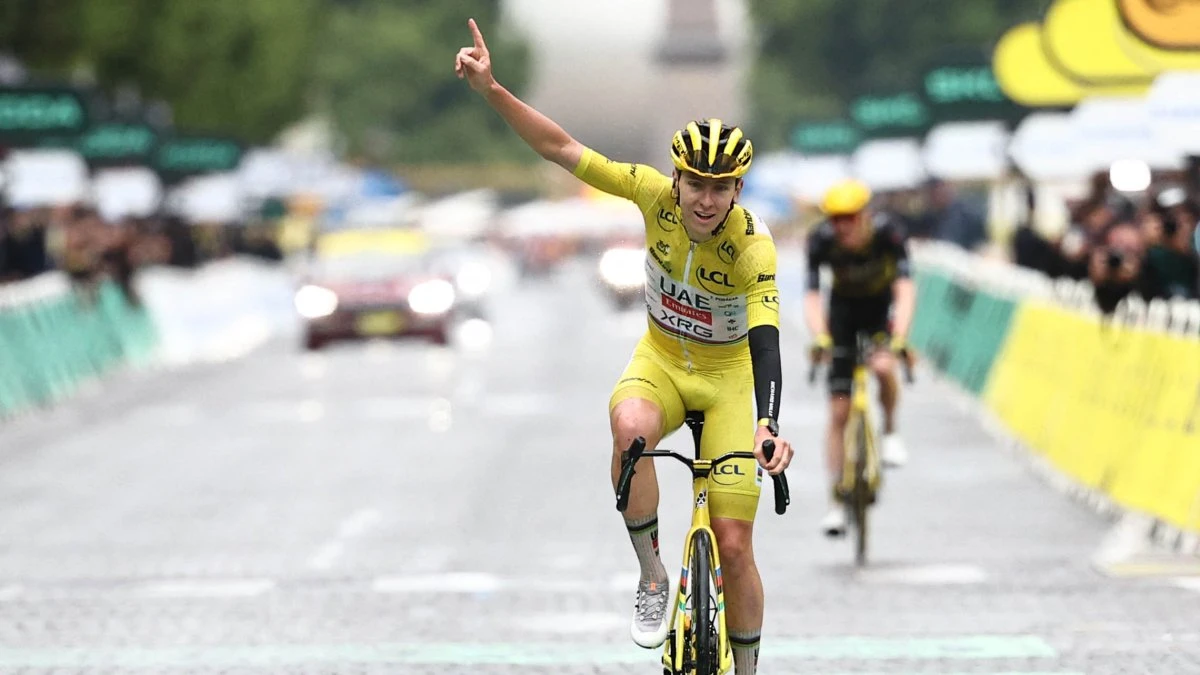 Slovenian rider Tadej Pogačar wins the Tour de France for 4th time in 6 years