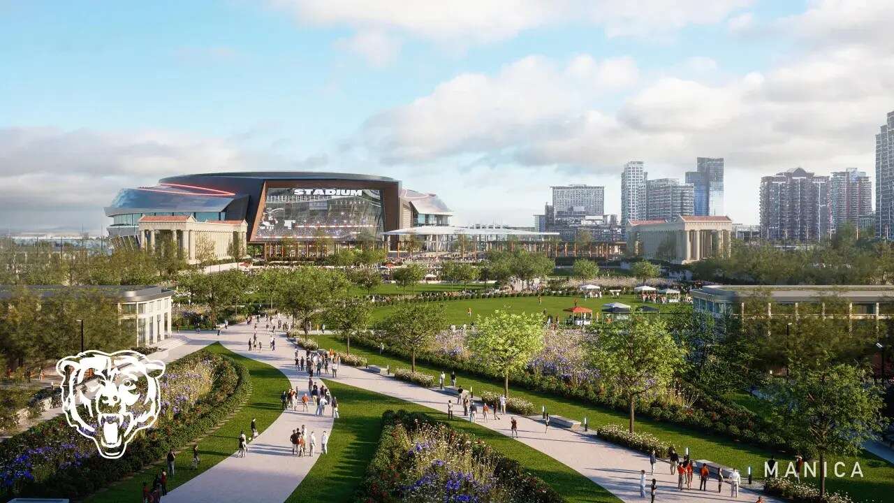 Chicago Bears' new stadium plans revealed, from roof to plaza and more