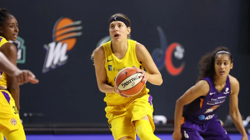 Mystics Sydney Wiese Gets Hot, Then Leaves Game With Sprained Ankle