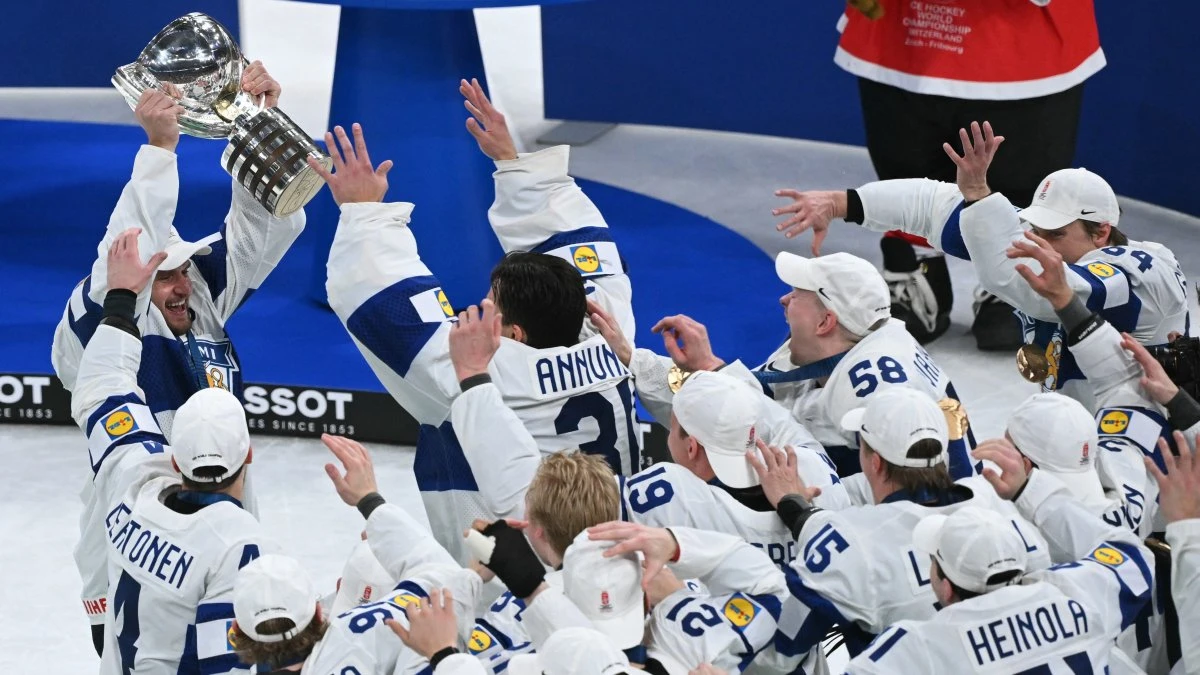 Finland beats Switzerland 1-0 in OT to win men's ice hockey world championship