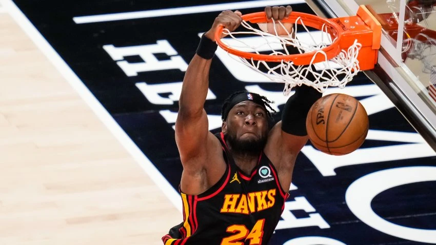 Former Terrapin Bruno Fernando Suspended for Hawks-76ers Game 7