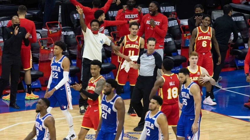 Hawks' Game 5 Comeback Vs. 76ers Among Greatest in NBA Playoff History