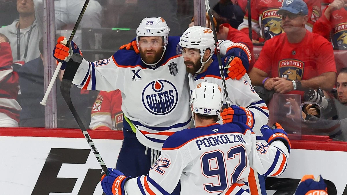 Oilers' Leon Draisaitl scores OT winner again, beat Panthers 5-4 in Game 4