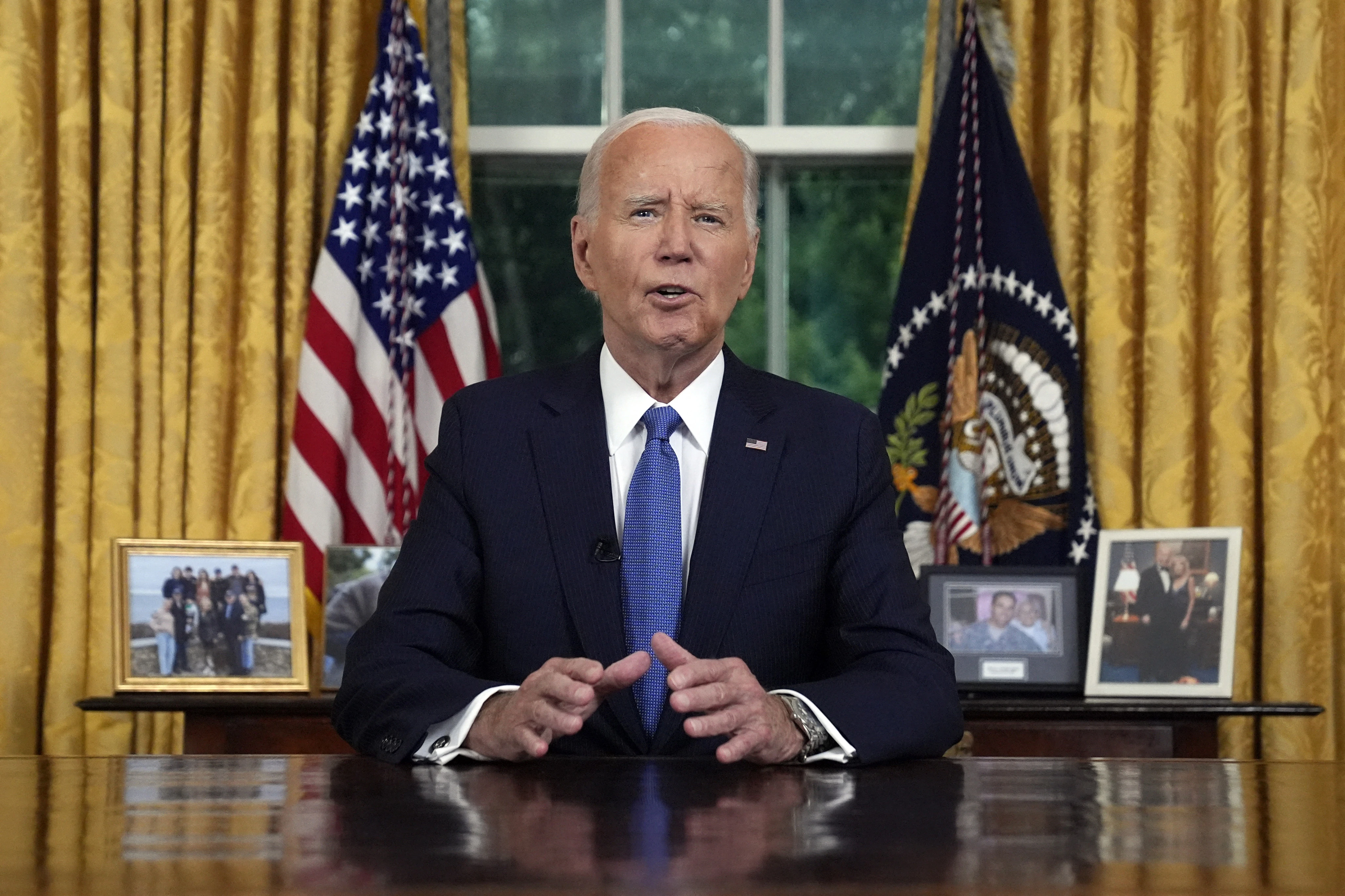 Biden is pivoting to his legacy. He speaks Monday at the LBJ Presidential Library