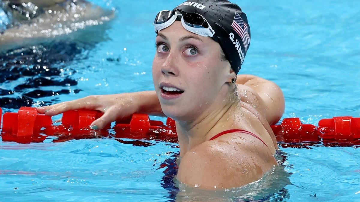 UVA's Gretchen Walsh sets Olympic record in 100m butterfly semifinals