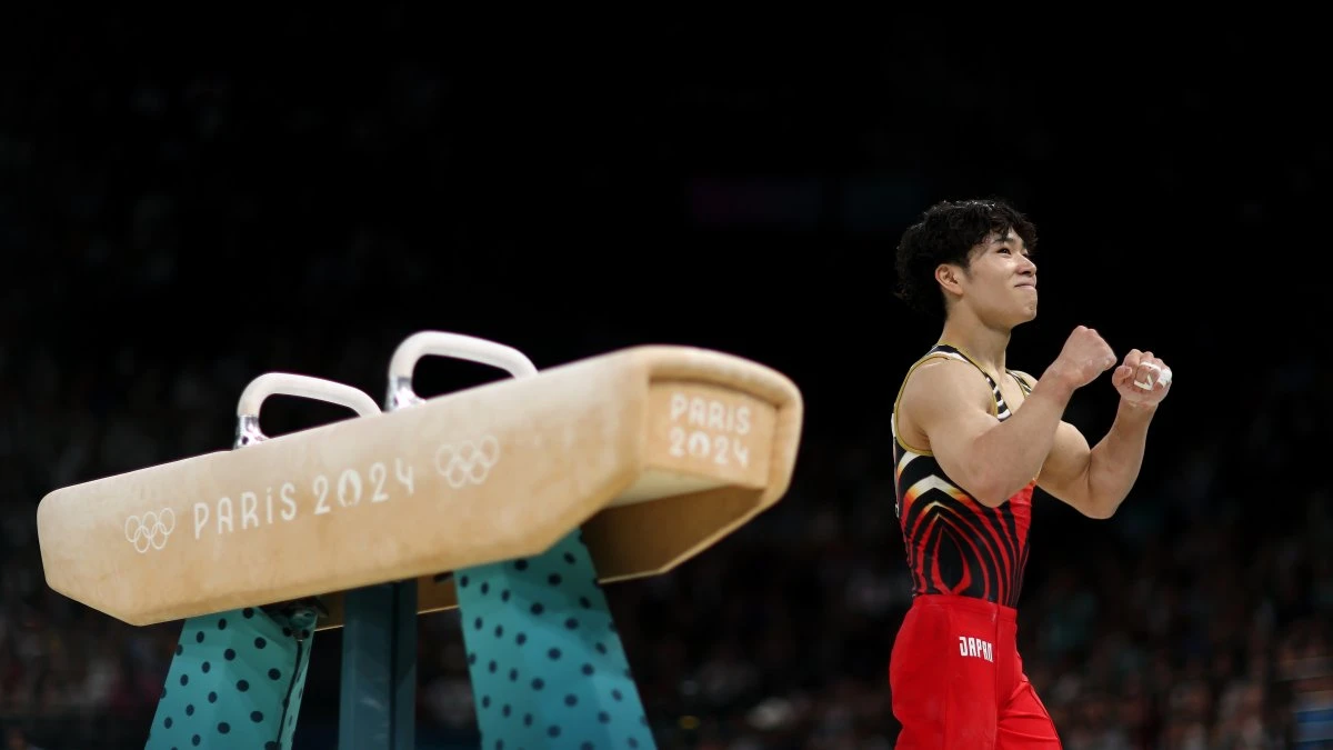 Japan's Shinnosuke Oka wins thrilling men's gymnastics all-around final