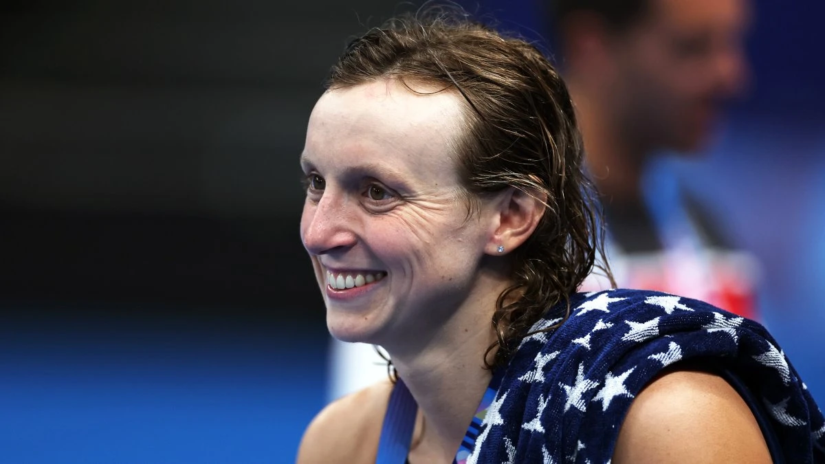 Katie Ledecky one medal away from matching women's swimming all-time record