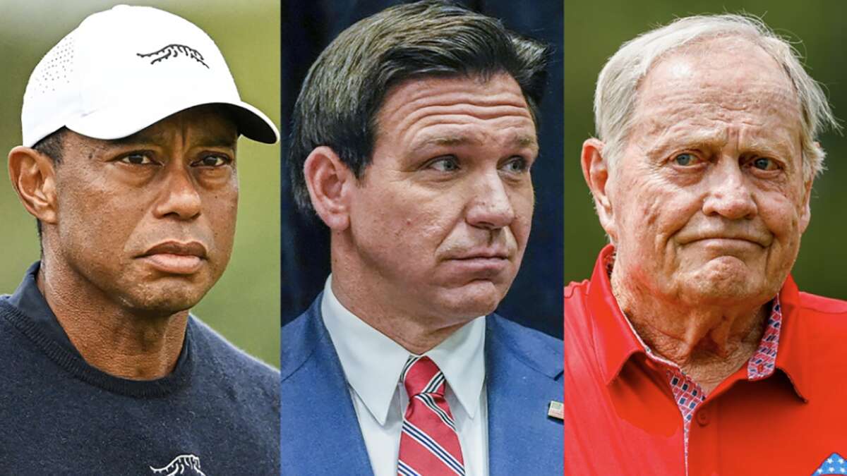 Ron DeSantis is in hot water for a plan involving Tiger Woods and Jack Nicklaus to put golf courses in a state park