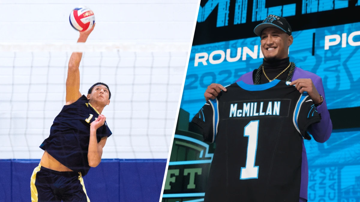 NFL rookie Tetairoa McMillan talks Olympic flag football, volleyball aspirations