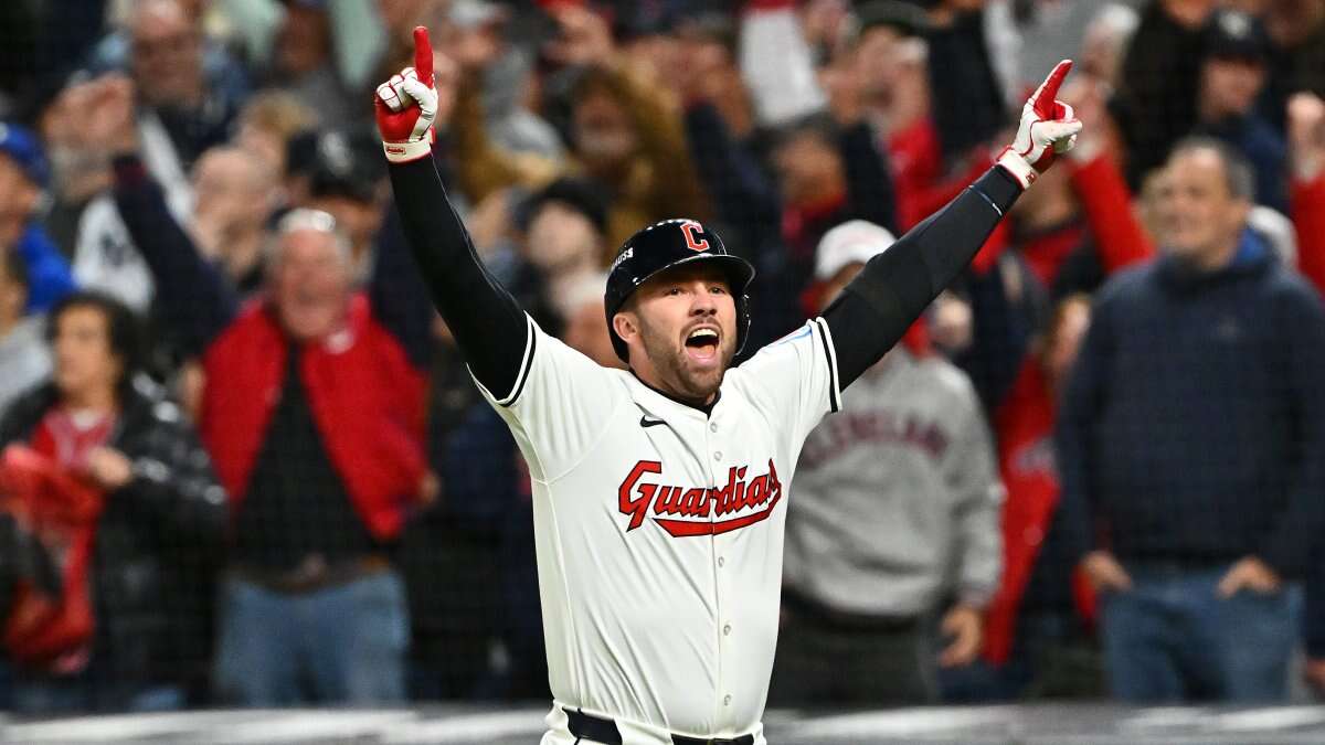 Guardians' David Fry hits walk-off homer to beat Yankees in ALCS Game 3