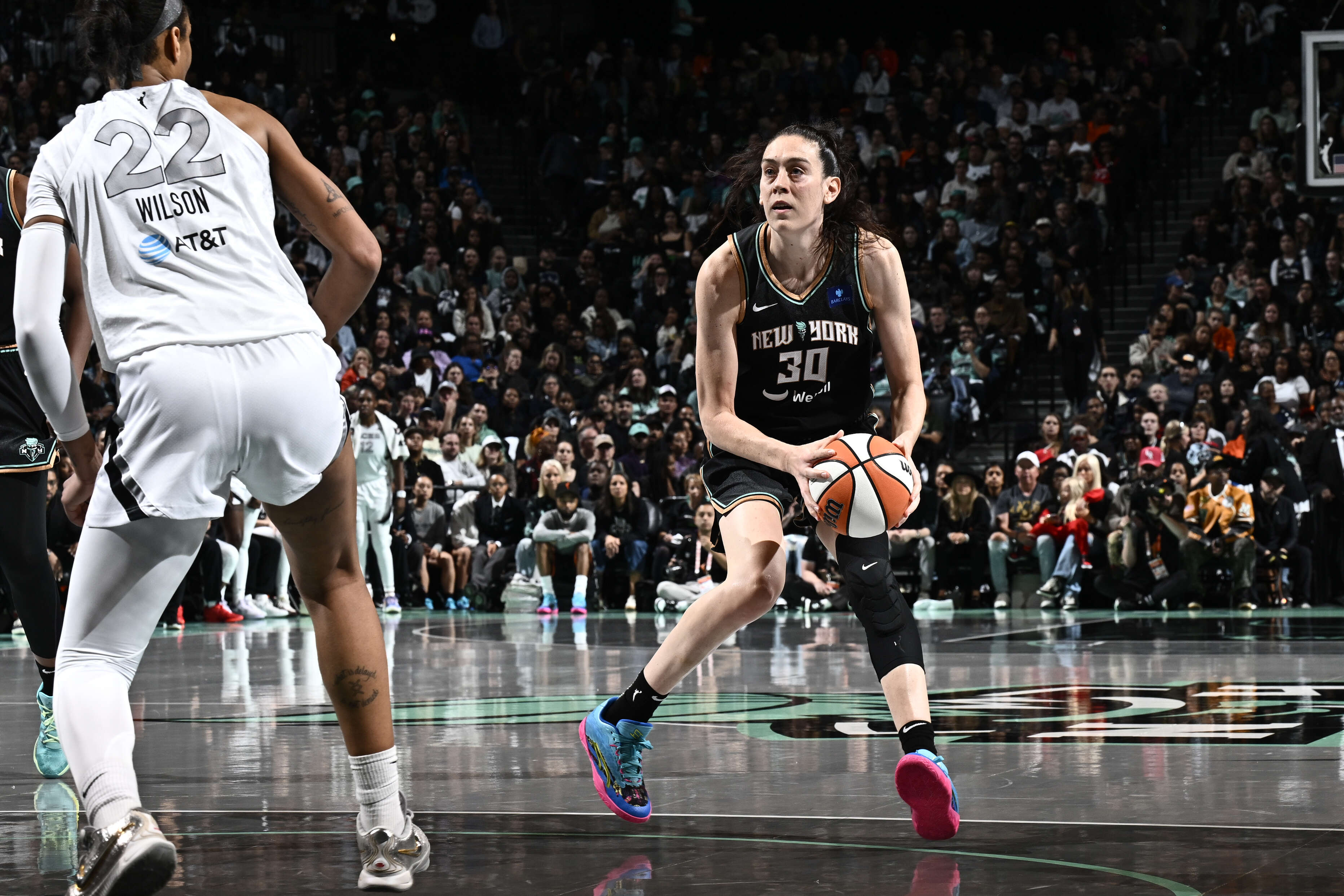 New York Liberty star Breanna Stewart and her wife receive homophobic threats amid WNBA Finals