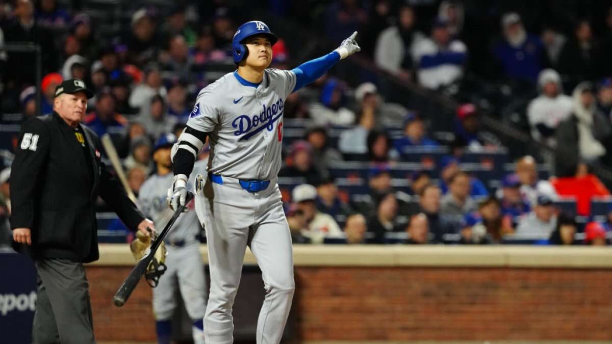 Kiké Hernández and Shohei Ohtani power the Dodgers past Mets 8-0 in Game 3 of NLCS, LA lead series 2-1