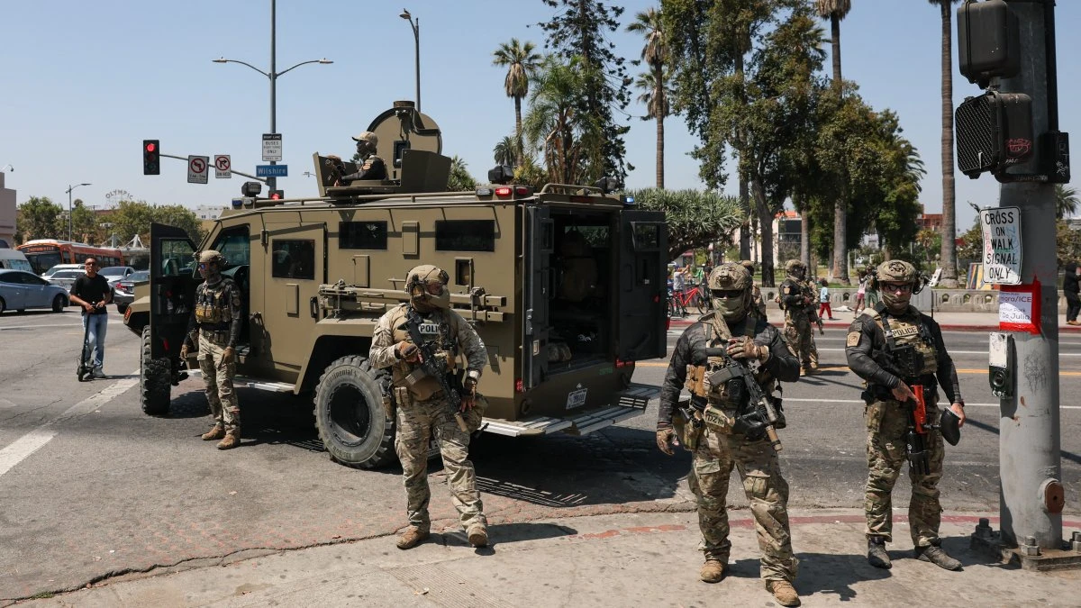 National Guard rehearsed show of force against immigration raid protesters in LA, general testifies