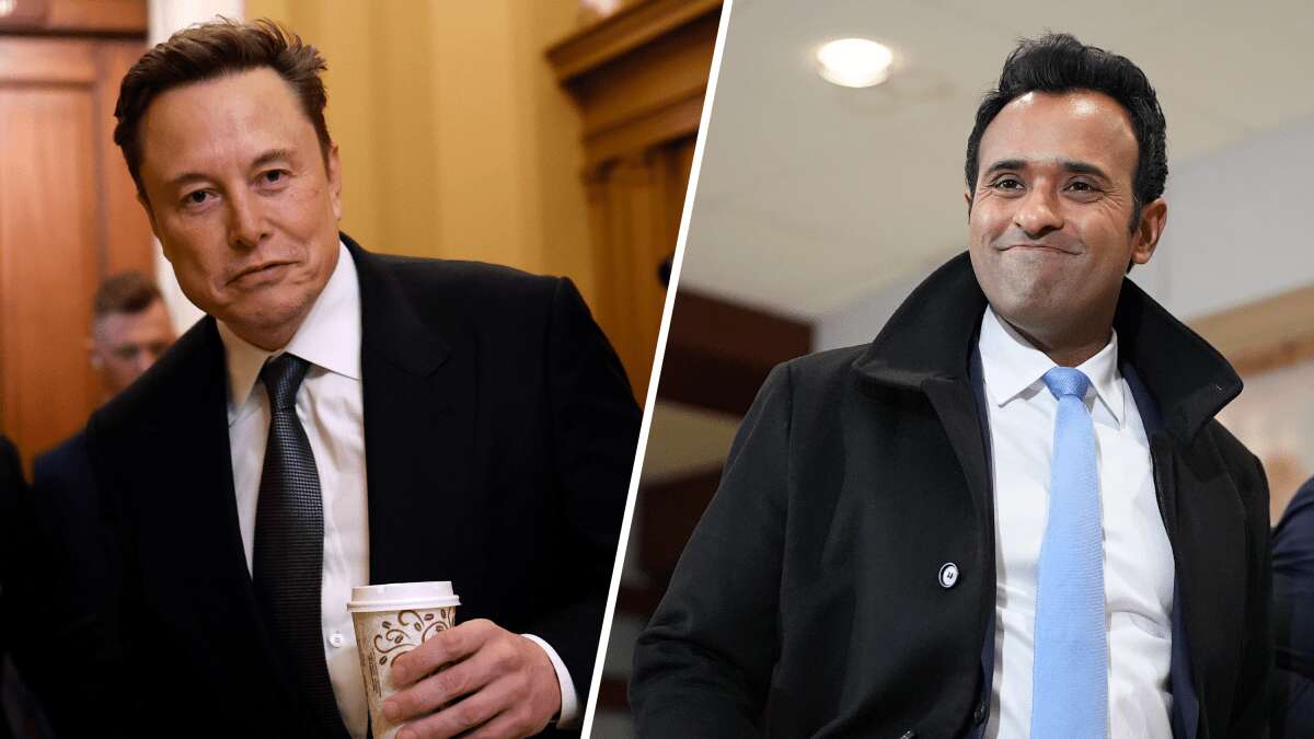 Elon Musk and Vivek Ramaswamy meet with Republicans to talk spending cuts. They face a steep climb.