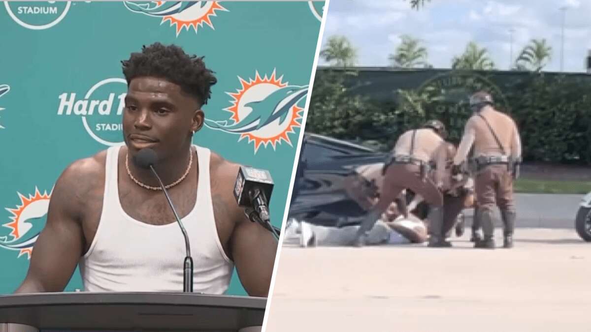 ‘What if I wasn't Tyreek Hill?': Dolphins star speaks out after being detained by police near Hard Rock Stadium