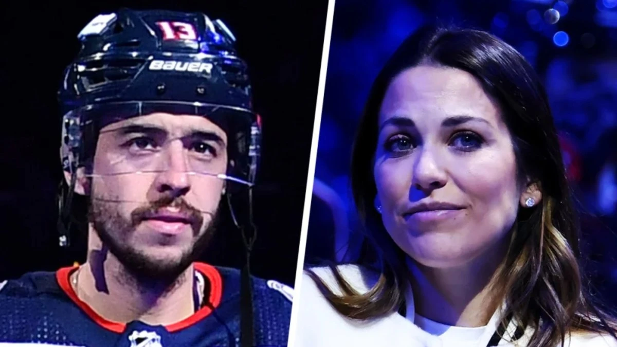NHL star Johnny Gaudreau's wife welcomes baby boy 7 months after he was killed in bicycle crash