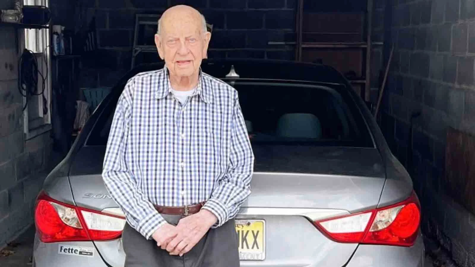 Man, 110, still drives his car every day, lives on his own