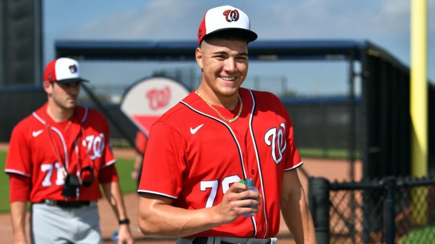 Nationals' Cade Cavalli Jumps Nearly 50 Spots in Baseball America Top 100