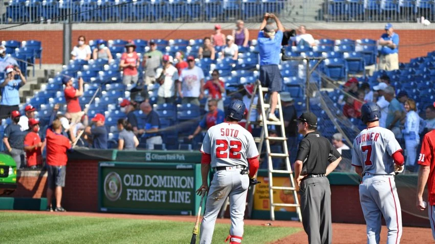 SEE IT: Netting at Citizens Bank Park Collapses During Nationals-Phillies