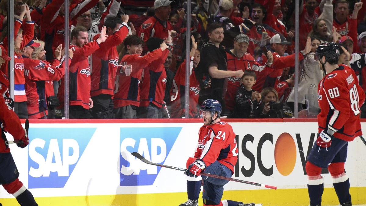 Caps look more like themselves beating Hurricanes 3-1 to tie series
