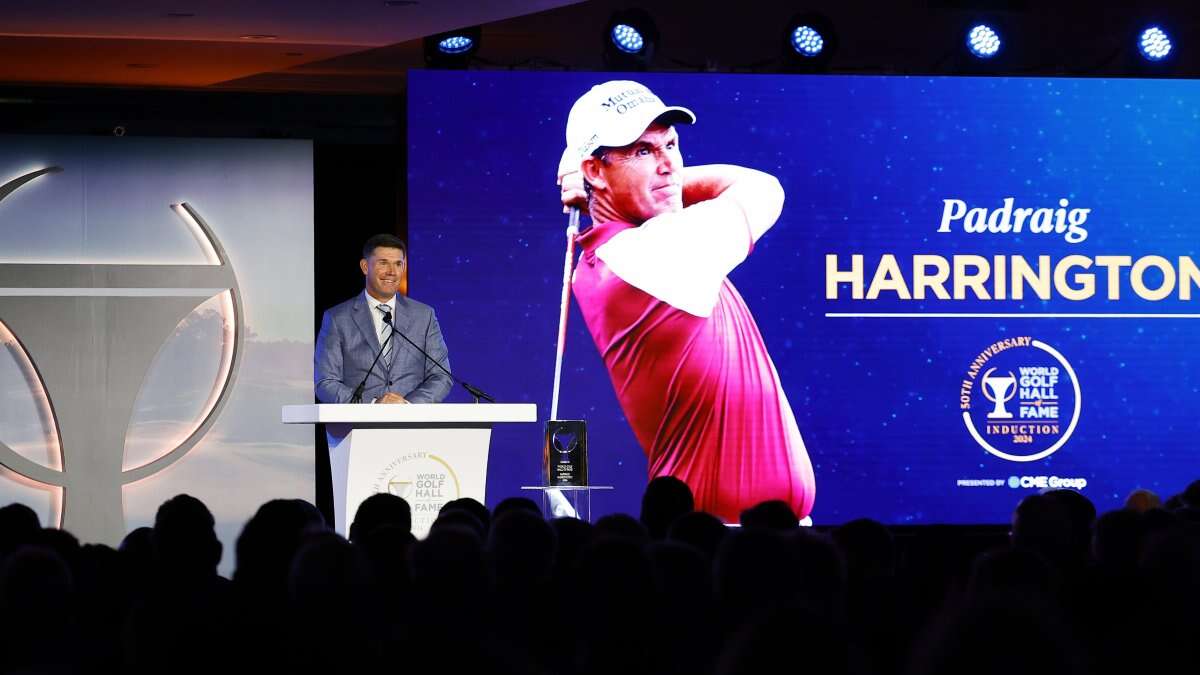 Padraig Harrington, Sandra Palmer lead Class of '24 inducted into World Golf Hall of Fame