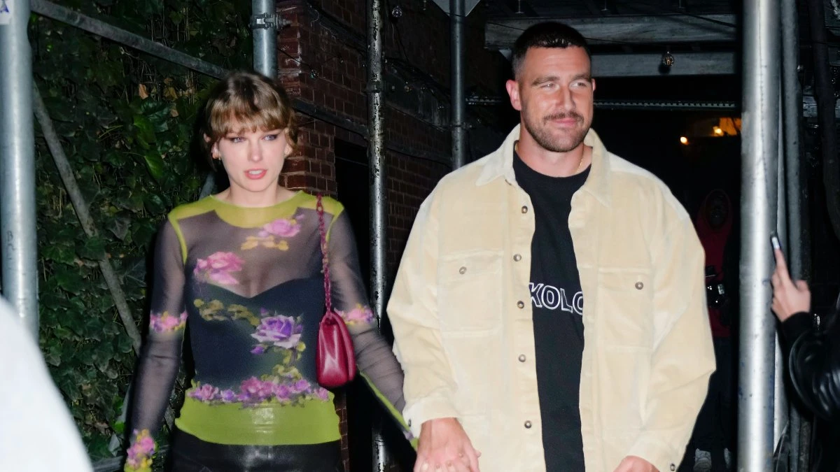 Travis Kelce gives Taylor Swift a shoutout for his top-selling jerseys