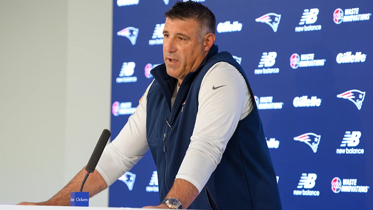 Mike Vrabel addresses Dianna Russini photos and reflects on ‘difficult conversations'