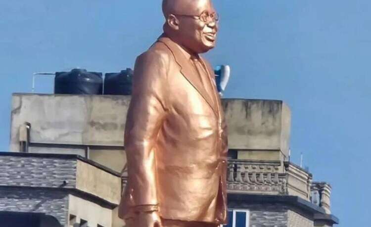 Backlash In Ghana As Akufo-Addo Unveils Statue of Himself