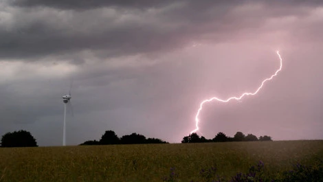 DWD erwartet Unwetter mit Hagel in der Nacht