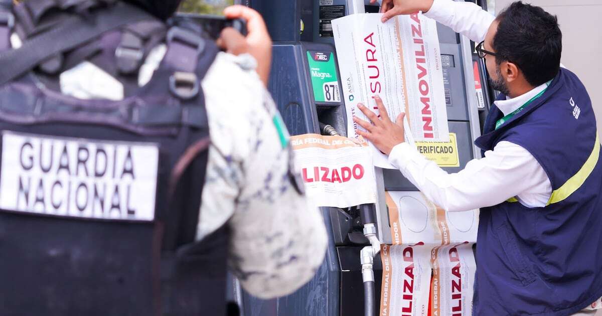 Profeco clausura 4 gasolineras en Chiapas por ‘volarse la barda’ con litros incompletos