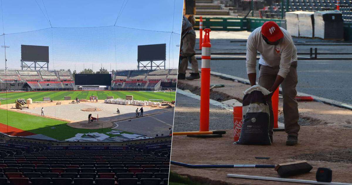 (FOTOS) Así va la remodelación del Estadio Alfredo Harp Helú para el Yankees vs. Diablos Rojos