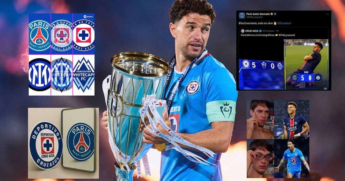 ¿Cruz Azul Saint-Germain? Memes comparan a la ‘Máquina’ con PSG tras golear en final de Concachampions