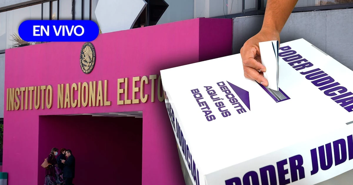 EN VIVO desde el INE: ¿Cómo van las elecciones del Poder Judicial 2025? Sigue el minuto a minuto