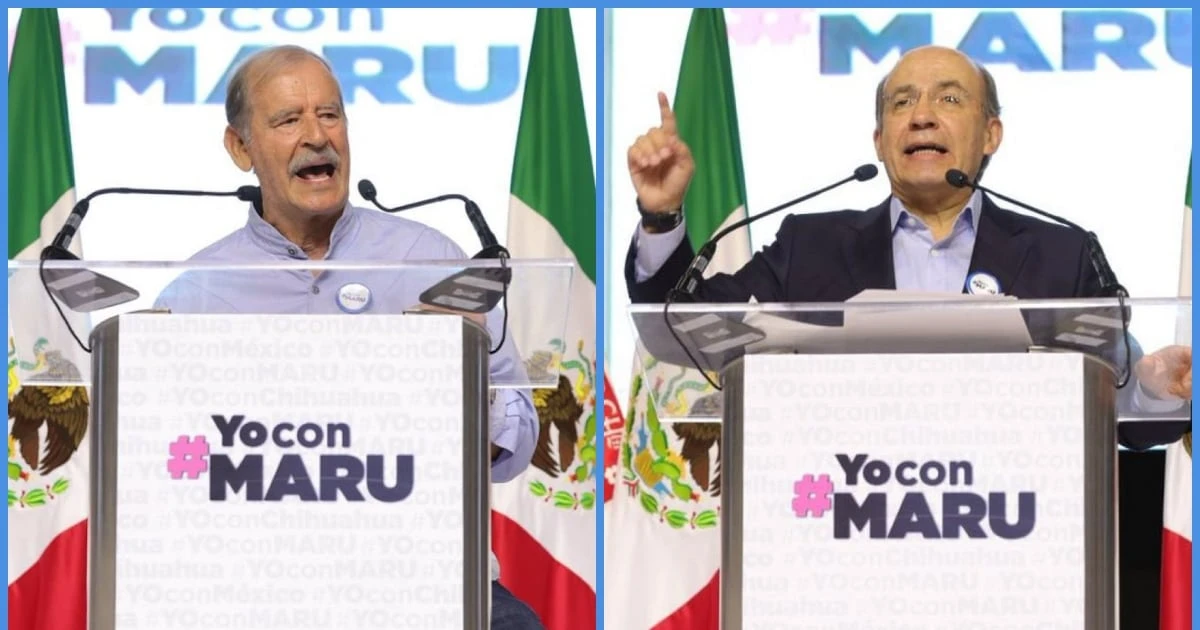 (VIDEOS) Fox y Calderón con Maru Campos: Expresidentes asisten a evento de la gobernadora de Chihuahua 