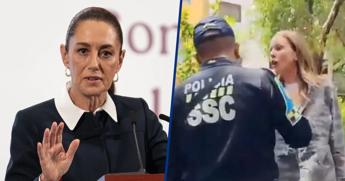 Sheinbaum critica a ‘Lady Racista’ por agredir a un policía de tránsito en CDMX: ‘Es deplorable’