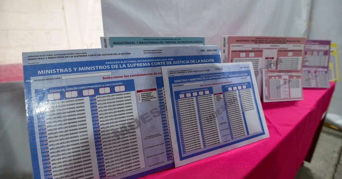 Elección judicial 2025: ¿En qué estados darán más de seis boletas a los electores y por qué?